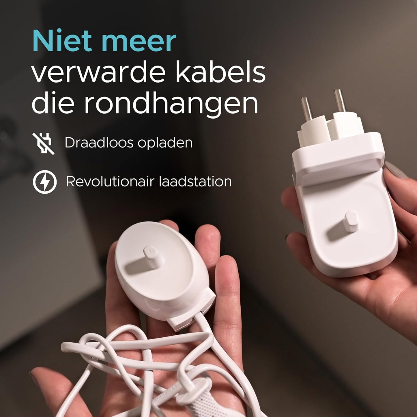 Elektrische tandenborstel wandlader voor EU-stopcontact voor elektrische tandenborstels